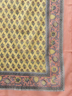 Yufta Yellow printed kurta with Palazzo & Dupatta Set | Grab2Buy