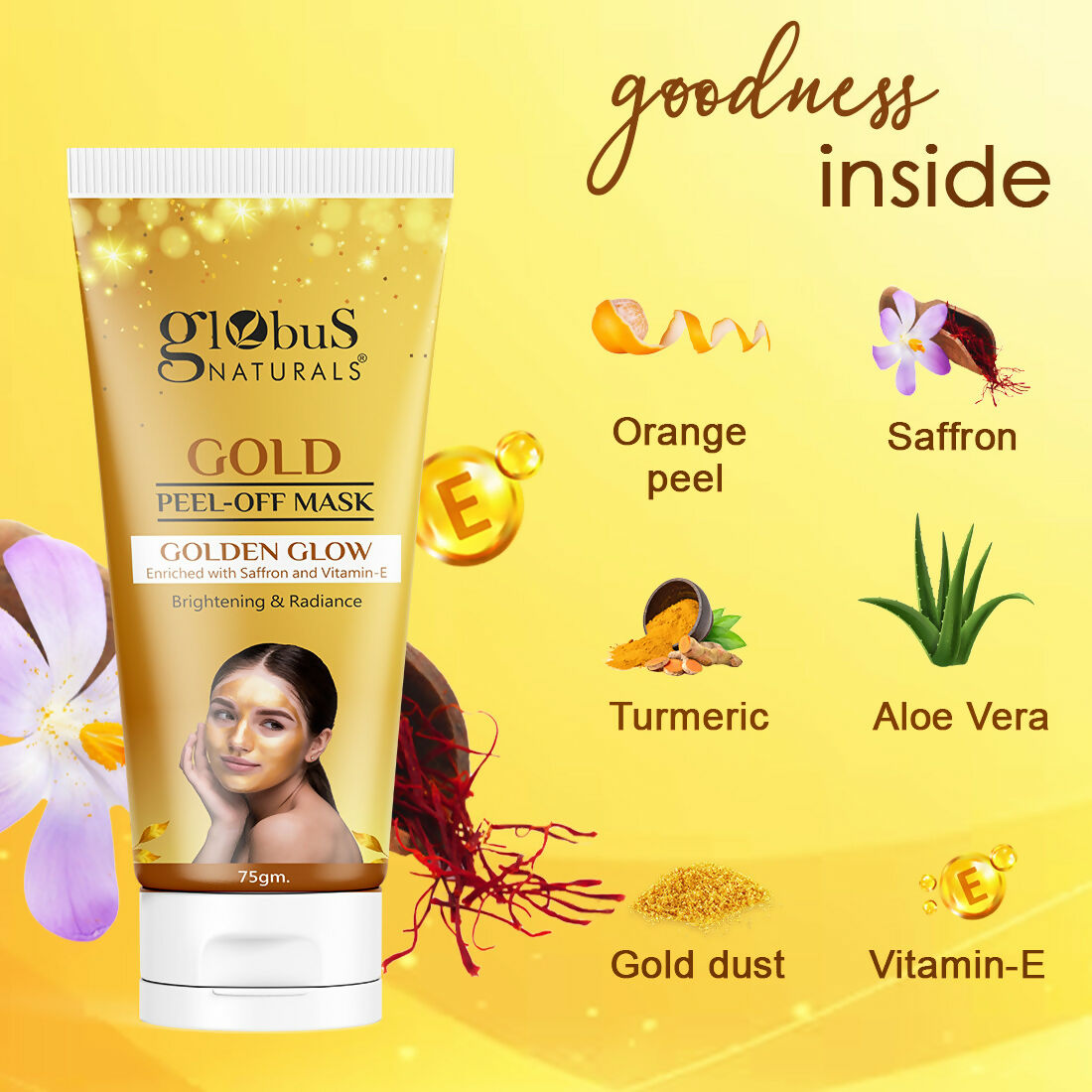 Globus Naturals Gold Peel Off Mask | Grab2Buy