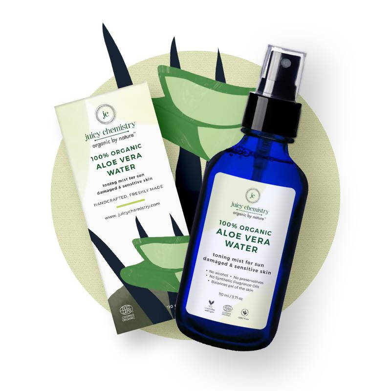 Juicy Chemistry Aloe Vera Water Toner for Sensitive Skin | Grab2Buy