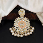 JS Fashion Antique High Gold Earrings with Clustered Pearls – Traditional Party Wear Jewelry for Women | Grab2Buy