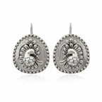 JS Fashion Oxidized Silver Beautiful Designer Earrings for Women & Girls | Grab2Buy