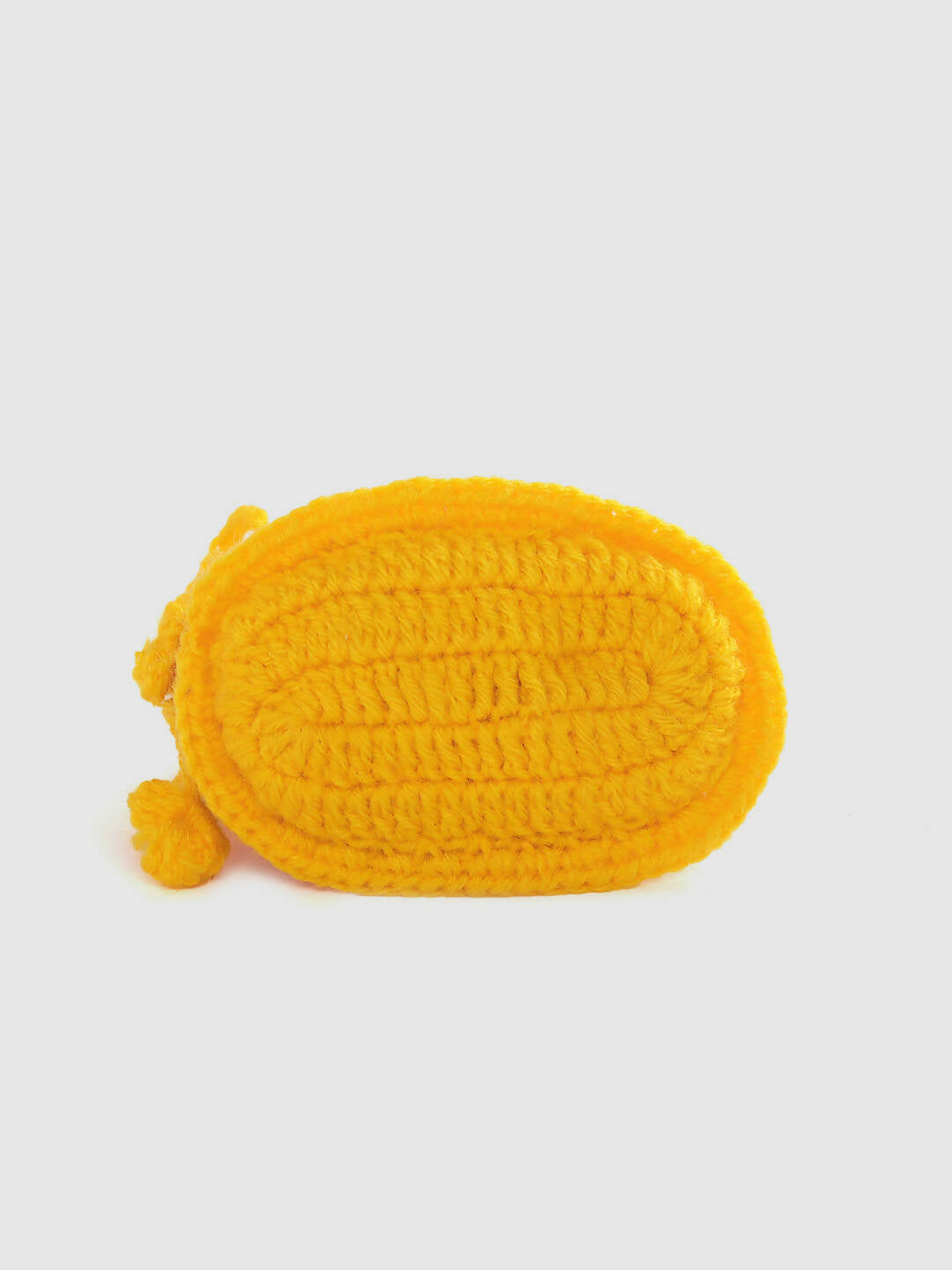 Chutput Kids Woollen Hand Knitted Self Desgin Detailed Booties - Yellow | Grab2Buy