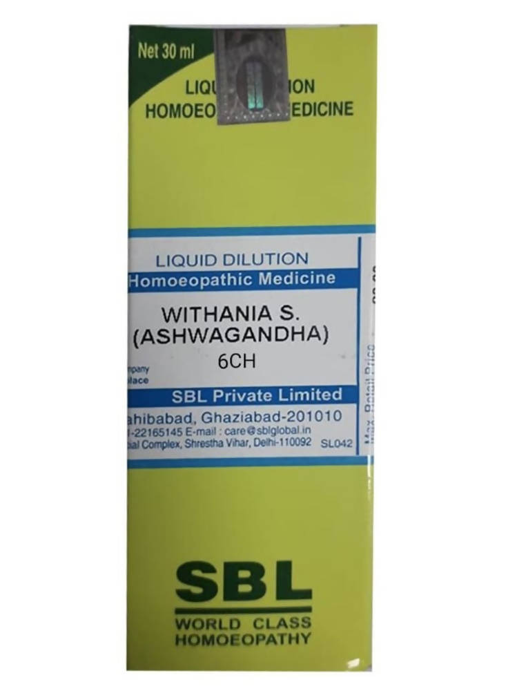 SBL Homeopathy Withania S (Ashwagandha) Dilution | Grab2Buy