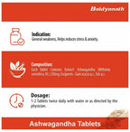 Baidyanath Kolkata Ashwagandha Tablets