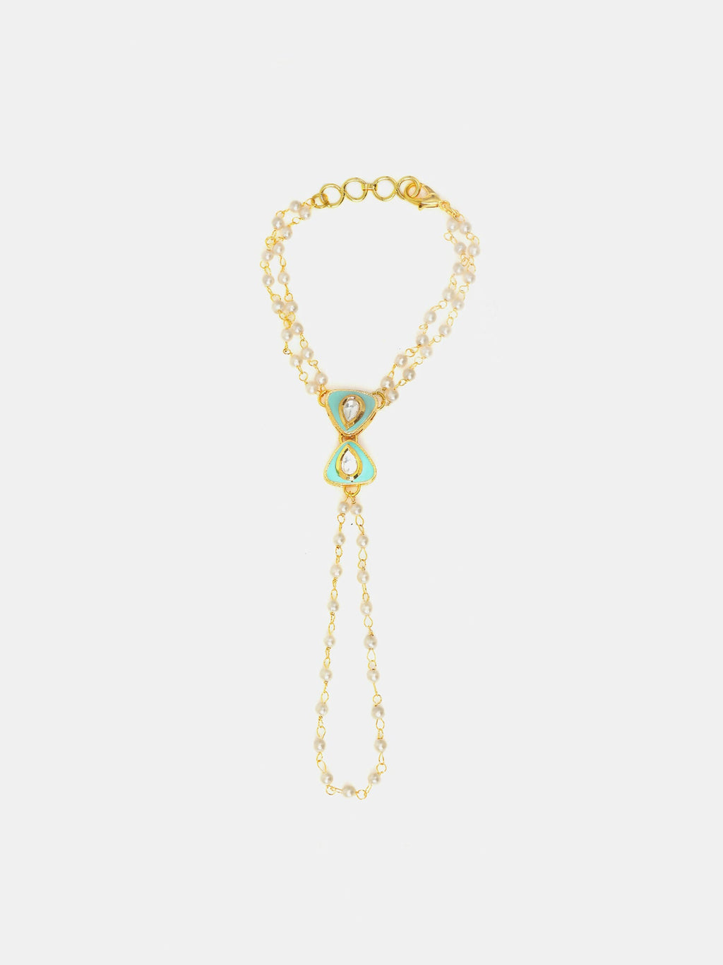 Ruby Raang Modern Fusion Hand Jewellery | Grab2Buy