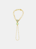 Ruby Raang Modern Fusion Hand Jewellery | Grab2Buy