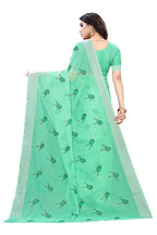 Vamika Green Chanderi Designer Saree (SERIN GREEN) | Grab2Buy