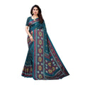 Vamika Printed Jute Silk Green Saree (Namita Green) | Grab2Buy