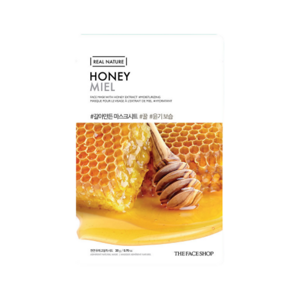 The Face Shop Real Nature Honey Miel Face Mask - Korean Skincare | Grab2Buy