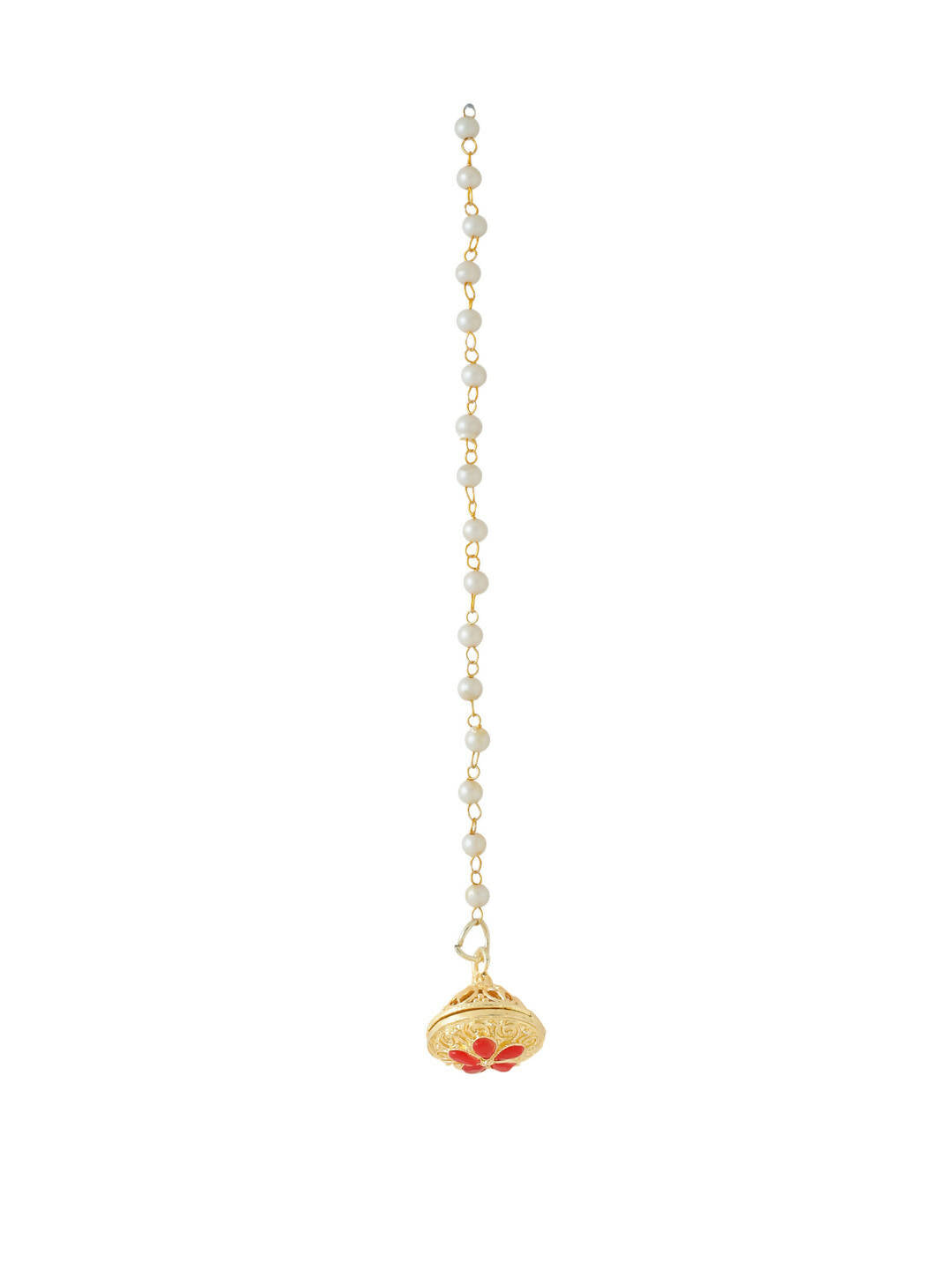 NVR Women's Trending Stylish Gold-Polished Maang Tikka | Grab2Buy