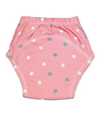 Kindermum Cotton Padded Pull Up Training Pants/Padded Underwear For Kids Peachy Star & Green Car-Set of 2 pcs | Grab2Buy