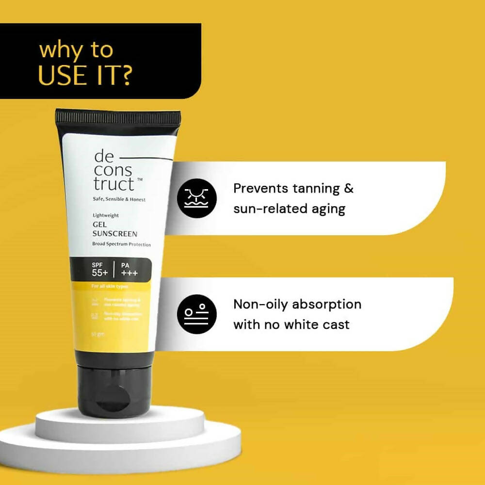 Deconstruct Light Weight Gel Sunscreen | Grab2Buy