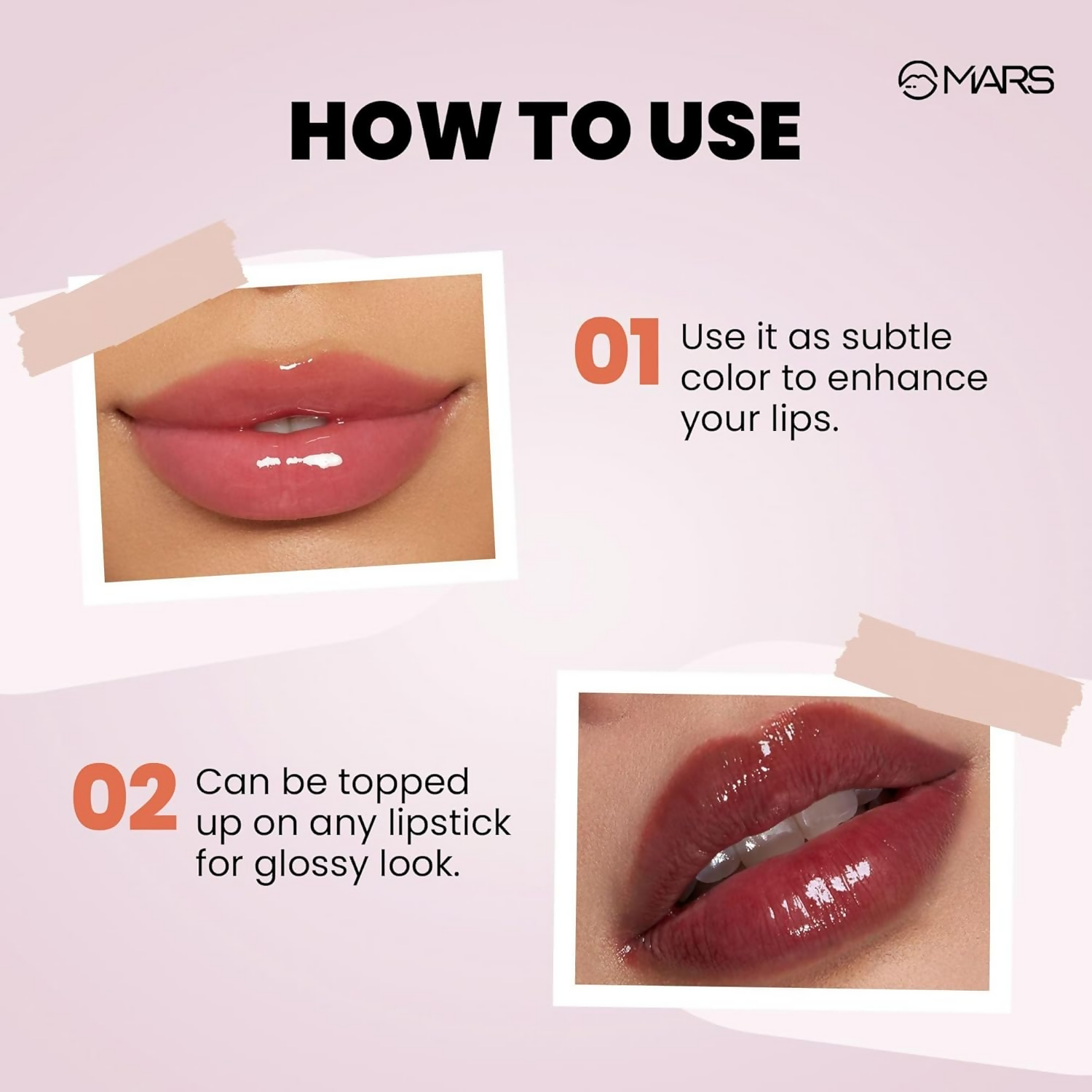 MARS Cosmetics Clear Quartz Tinted Lip Gloss | Grab2Buy