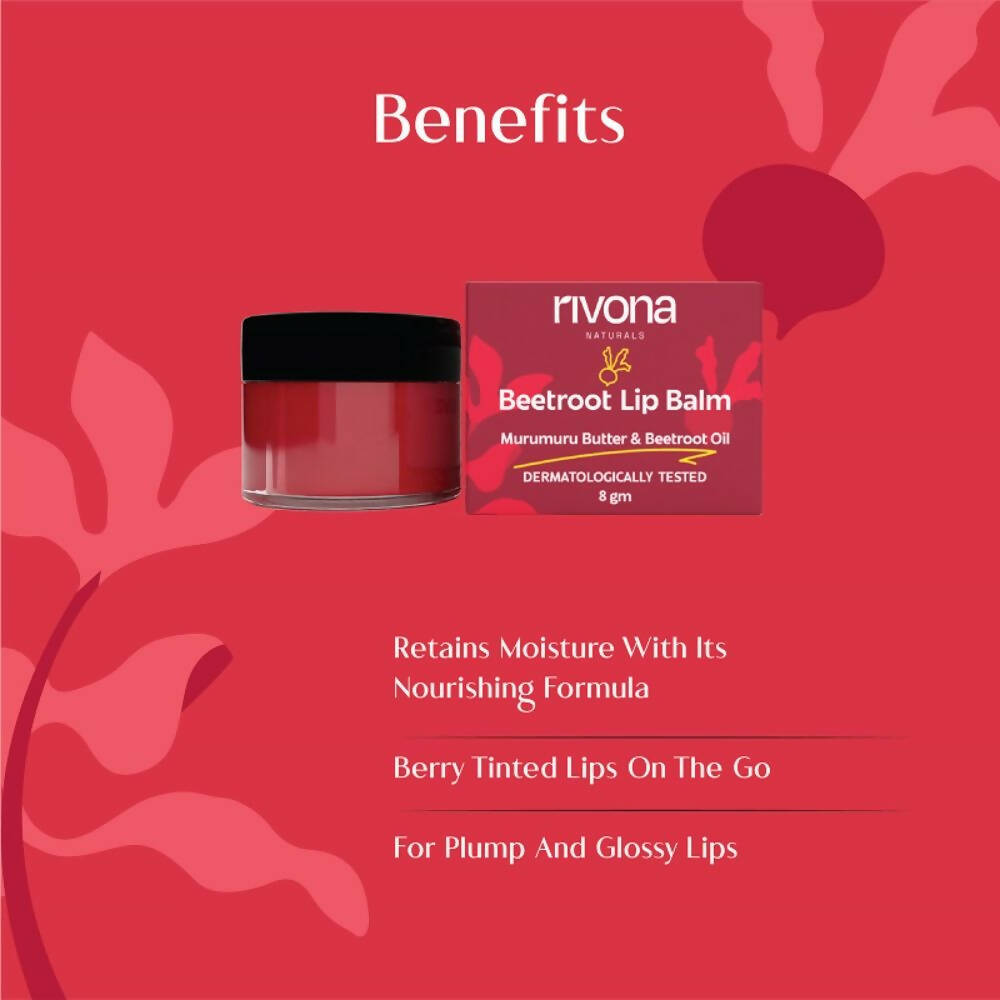 Rivona Naturals Beetroot Lip Balm | Grab2Buy