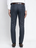 Jainish Men's Navy Formal Trousers ( FGP 260Navy ) | Grab2Buy