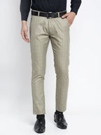 Jainish Men's Green Formal Trousers ( FGP 260Pista ) | Grab2Buy