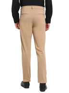 Jainish Men's Beige 4-Way Lycra Tapered Fit Trousers ( FGP 269Beige ) | Grab2Buy