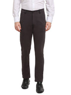 Jainish Men's Brown 4-Way Lycra Tapered Fit Trousers ( FGP 269Brown ) | Grab2Buy