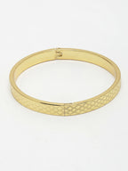 NVR Men's Set of 2 Gold & Black Rhodium-Plated Stainless Steel Kada Bracelet