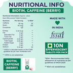 Sanfe Active Nutrition Biotin Caffeine Effervescent Tablets For Hair Growth | Grab2Buy
