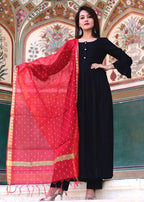 Cheera Hot Black Gotta Suit Set | Grab2Buy