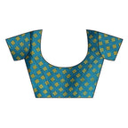 Vamika Blue Kalamkari Print With Jhalar Khadi Silk Saree (KITE BLUE) | Grab2Buy