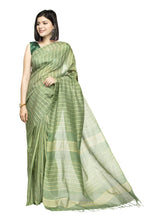 Mominos Fashion Olive Green Color Bhagalpuri Saree | Grab2Buy