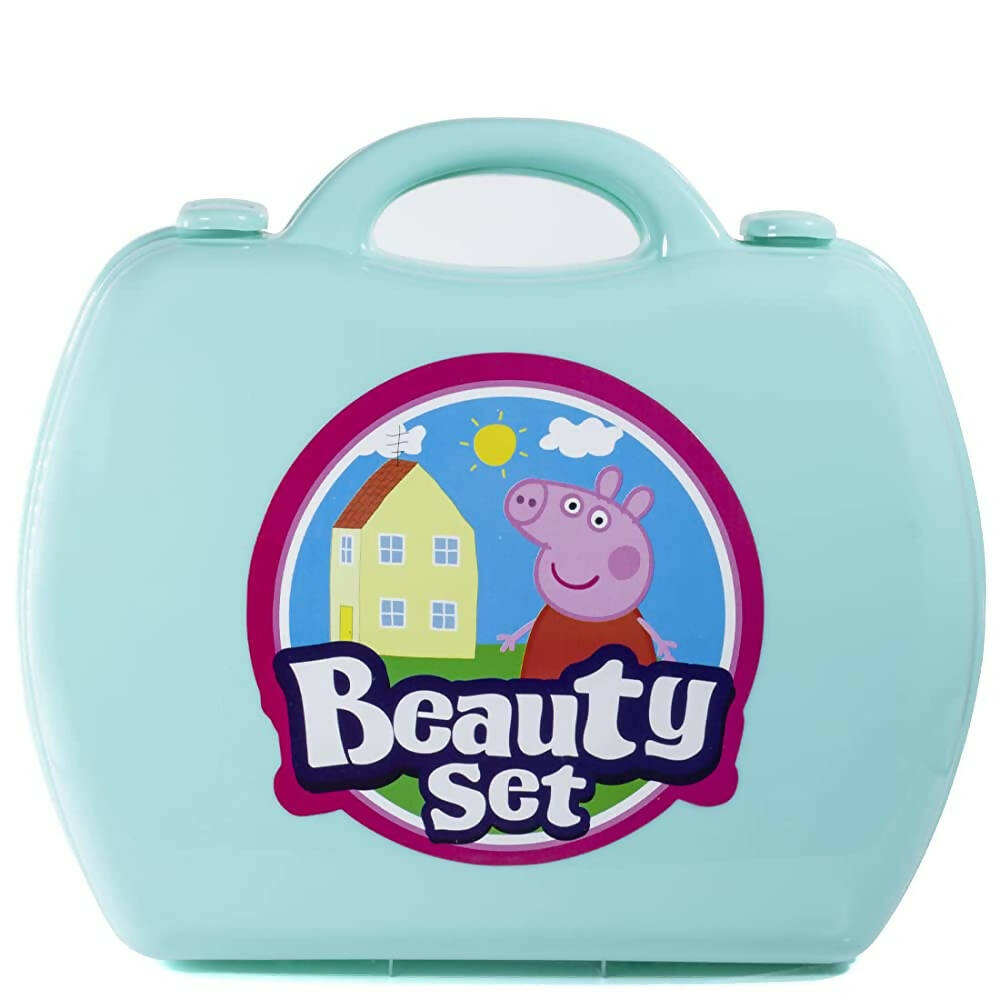 Skoodle Multicolor 22 Pieces Peppa Pig Beauty Set Toy with Beauty Suitcase for Kids Girls Age 3+ | Grab2Buy