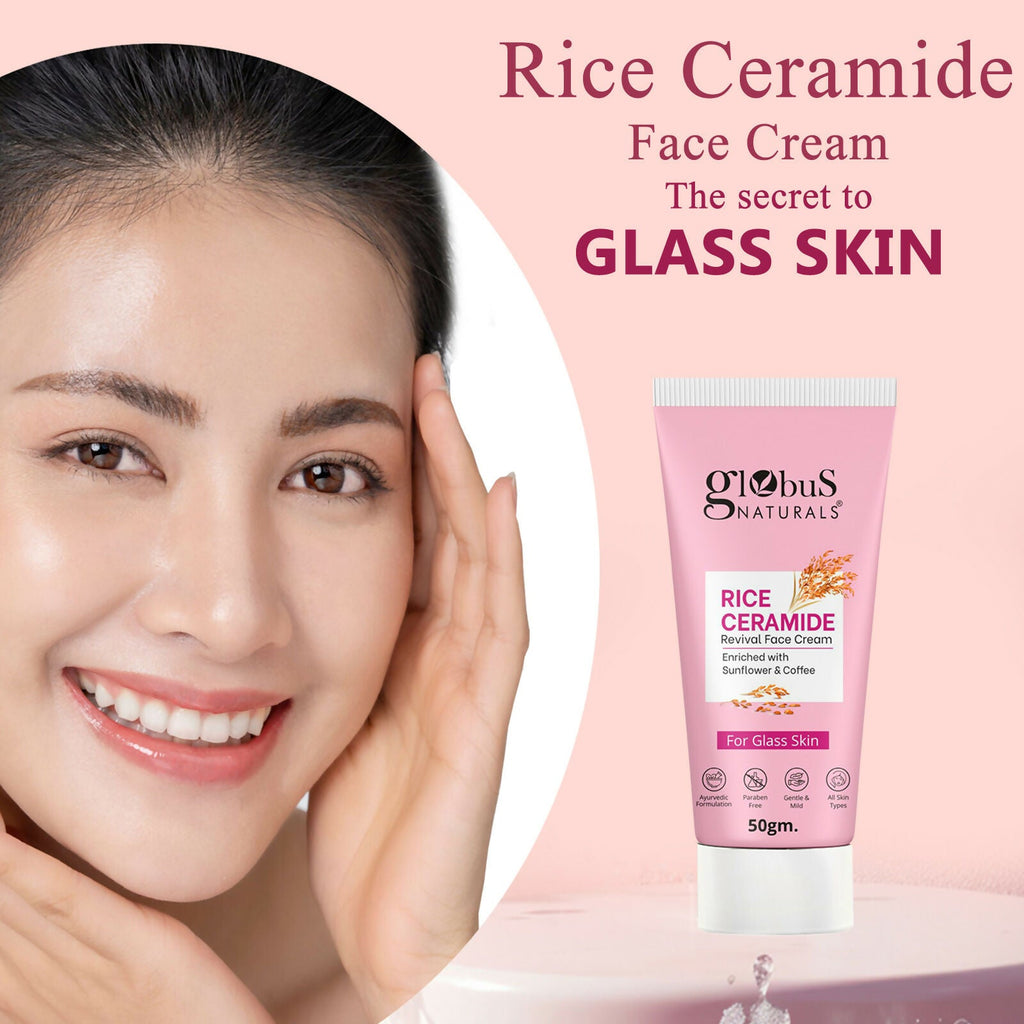 Globus Naturals Rice Ceramide Revival Face Cream | Grab2Buy