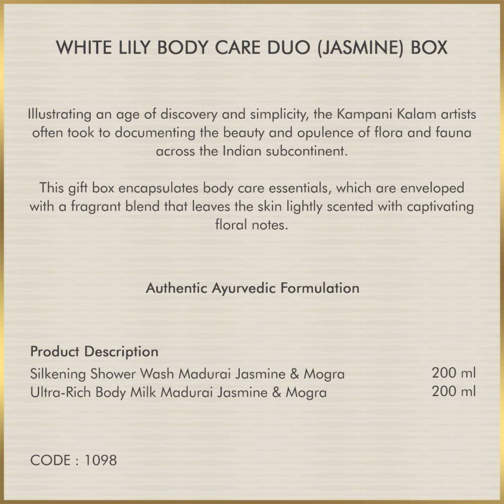 Forest Essentials White Lily Body Care Duo (Jasmine) Box | Grab2Buy