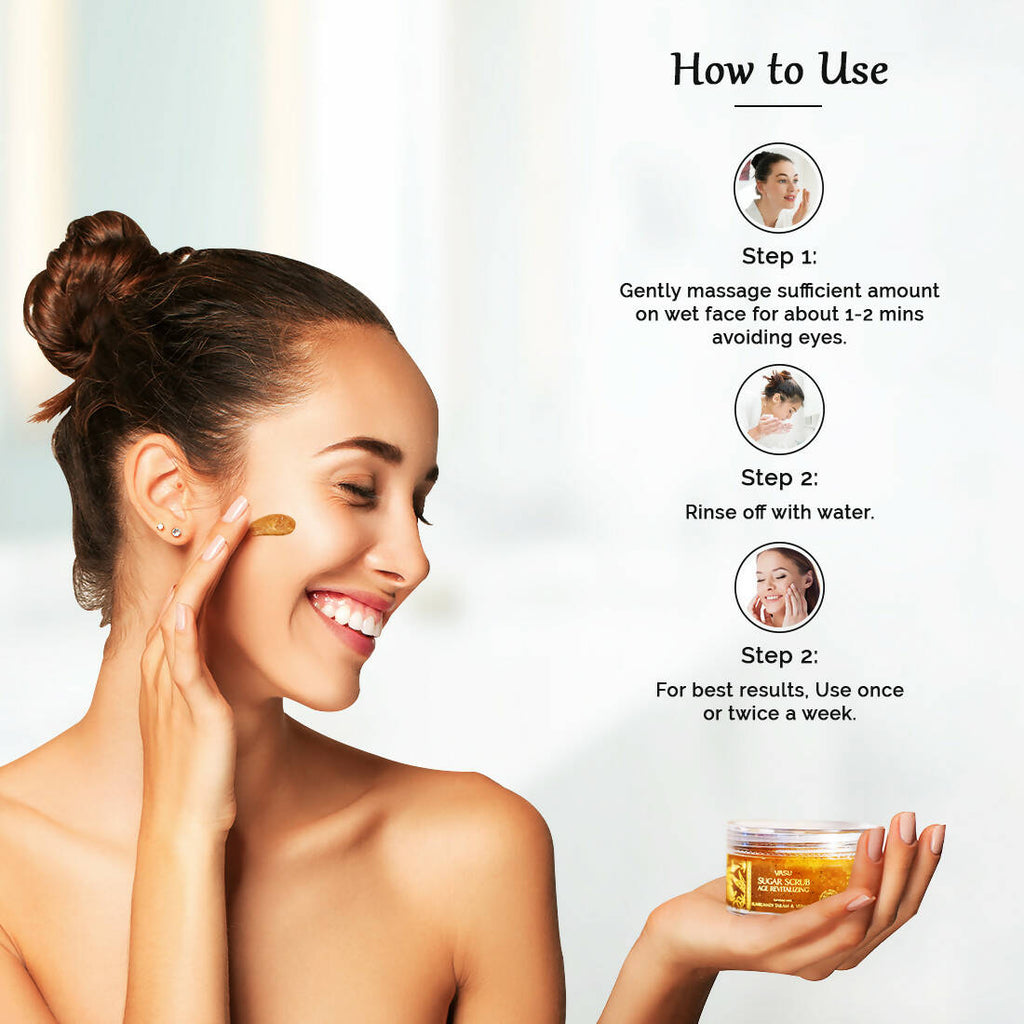 Vasu Healthcare Age Revitalizing Sugar Scrub | Grab2Buy