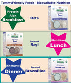 TummyFriendly Foods Organic Sprouted Brown Rice Porridge Mix Organic Baby Food for 6 Months Old | Grab2Buy