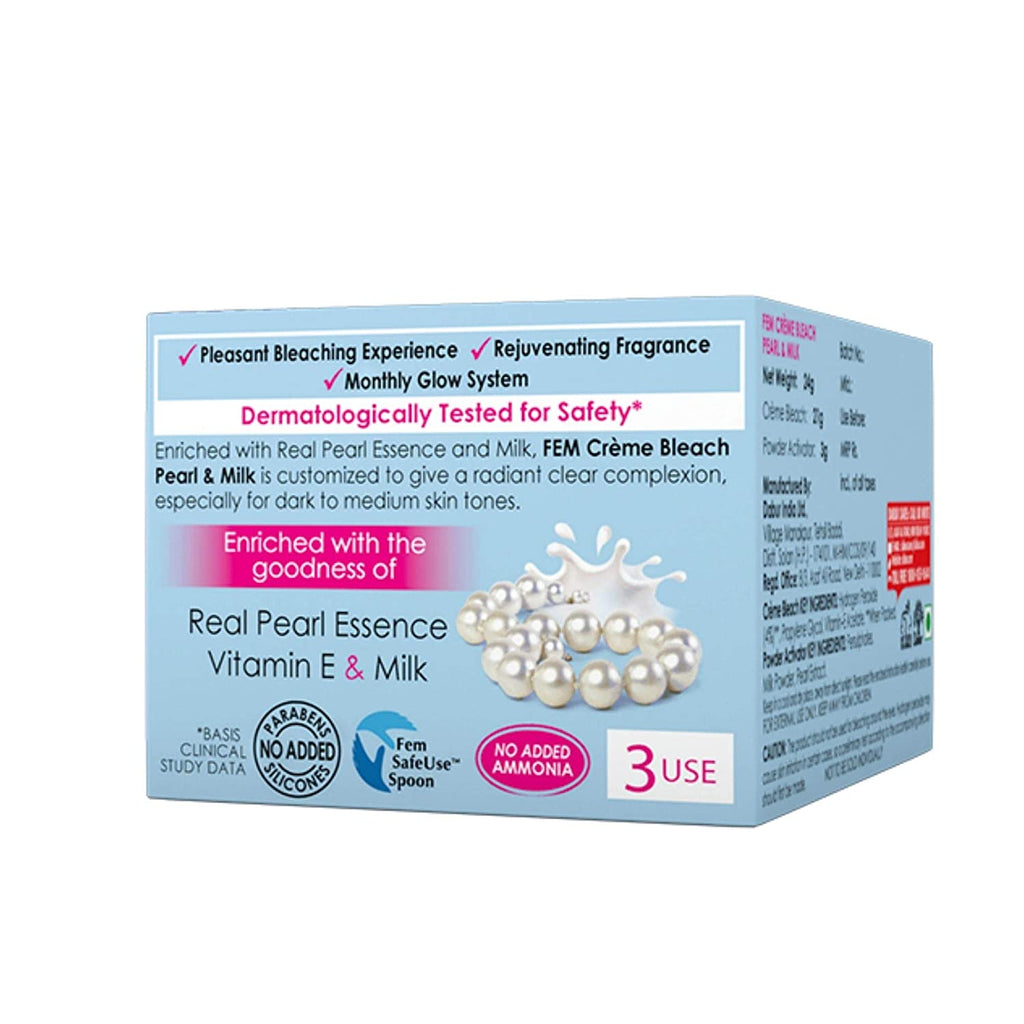Fem Fairness Naturals Pearl Cream Bleach | Grab2Buy