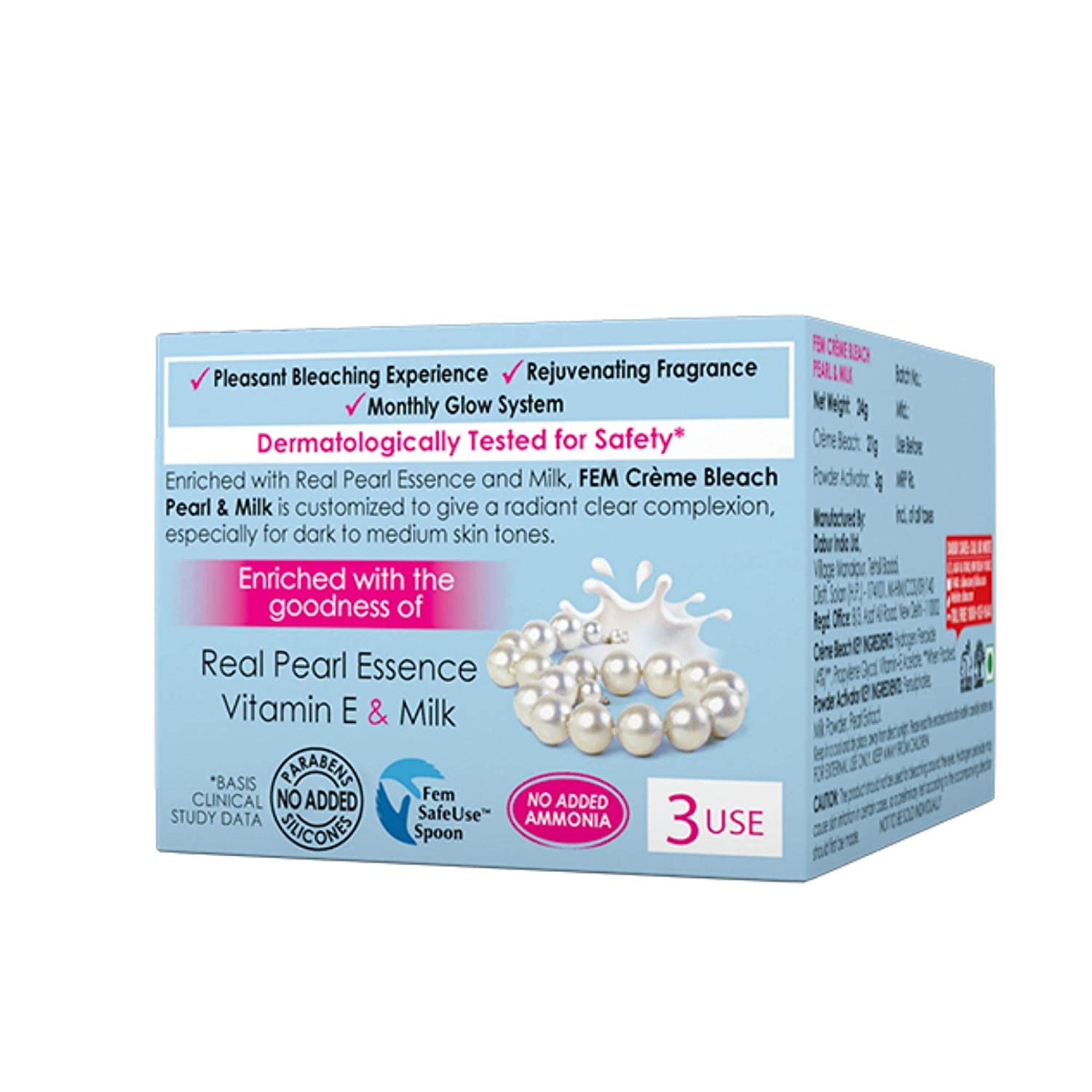 Fem Fairness Naturals Pearl Cream Bleach | Grab2Buy