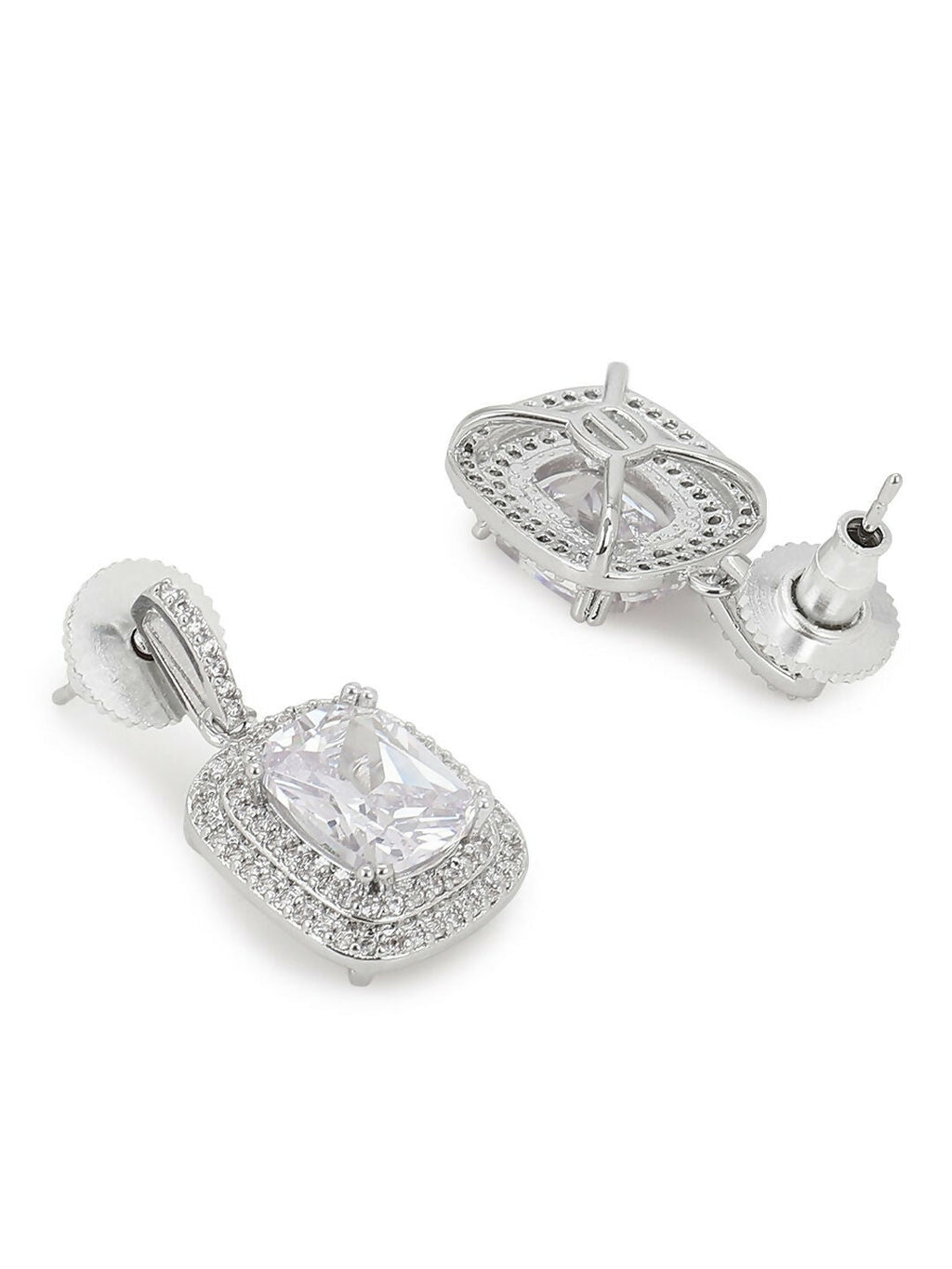 Silver Earrings- Ruby Raang | Grab2Buy