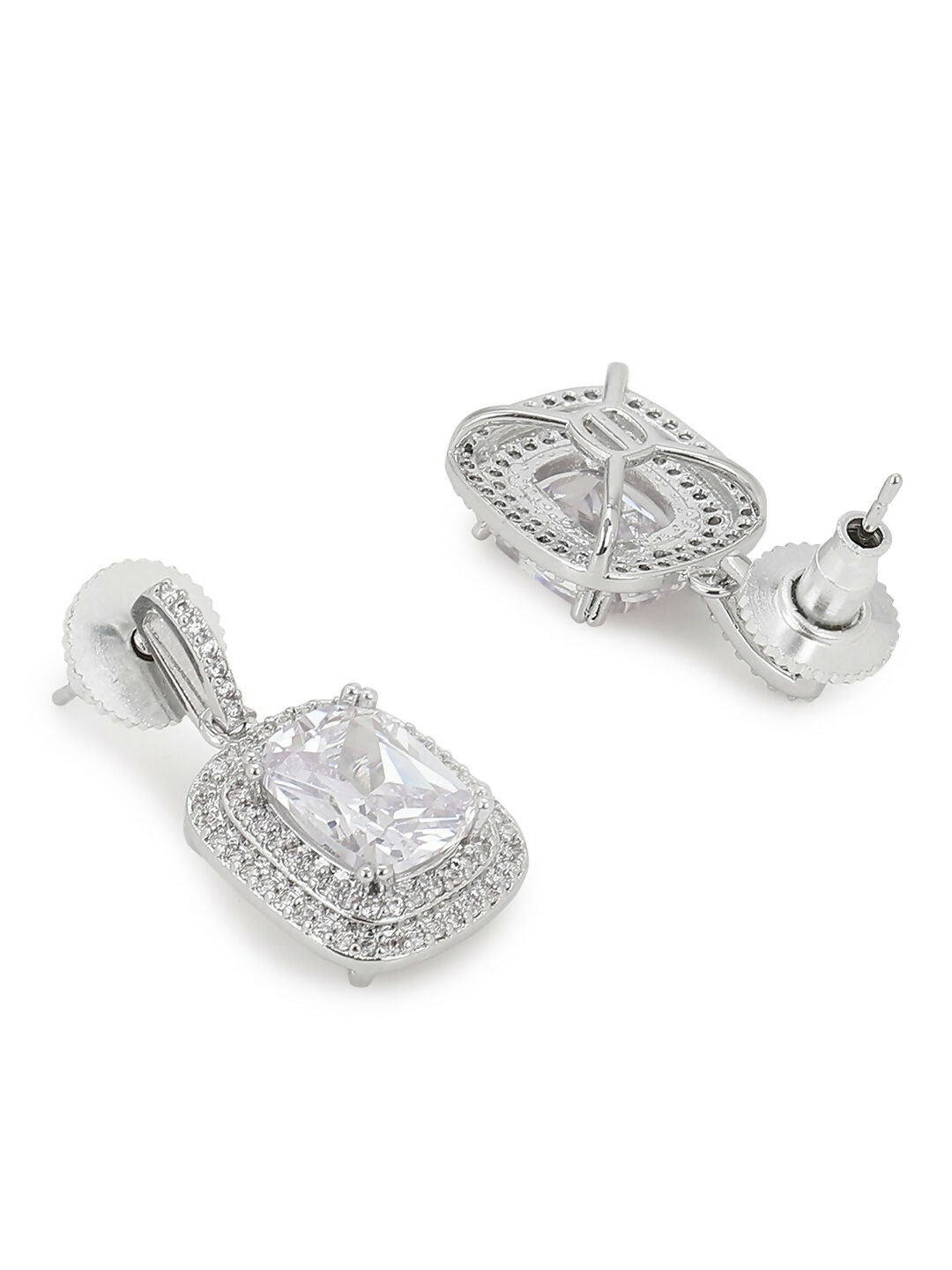 Silver Earrings- Ruby Raang | Grab2Buy