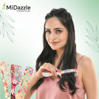 MiDazzle 360 Floral Dual Teeth Comb - Large