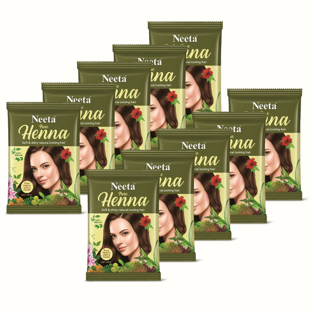 Neeta Pure Henna Soft & Shiny Natural Brown Hair Color | Grab2Buy