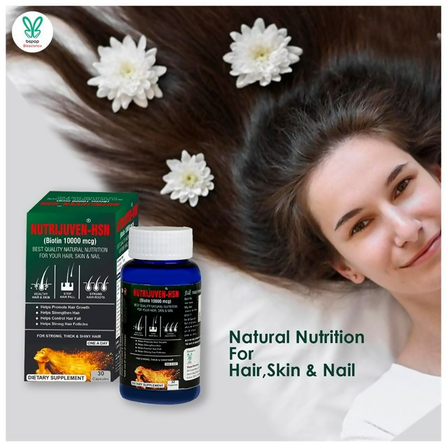 Nutrijuven - Hsn - Biotin 10000 Mcg Capsules | Grab2Buy