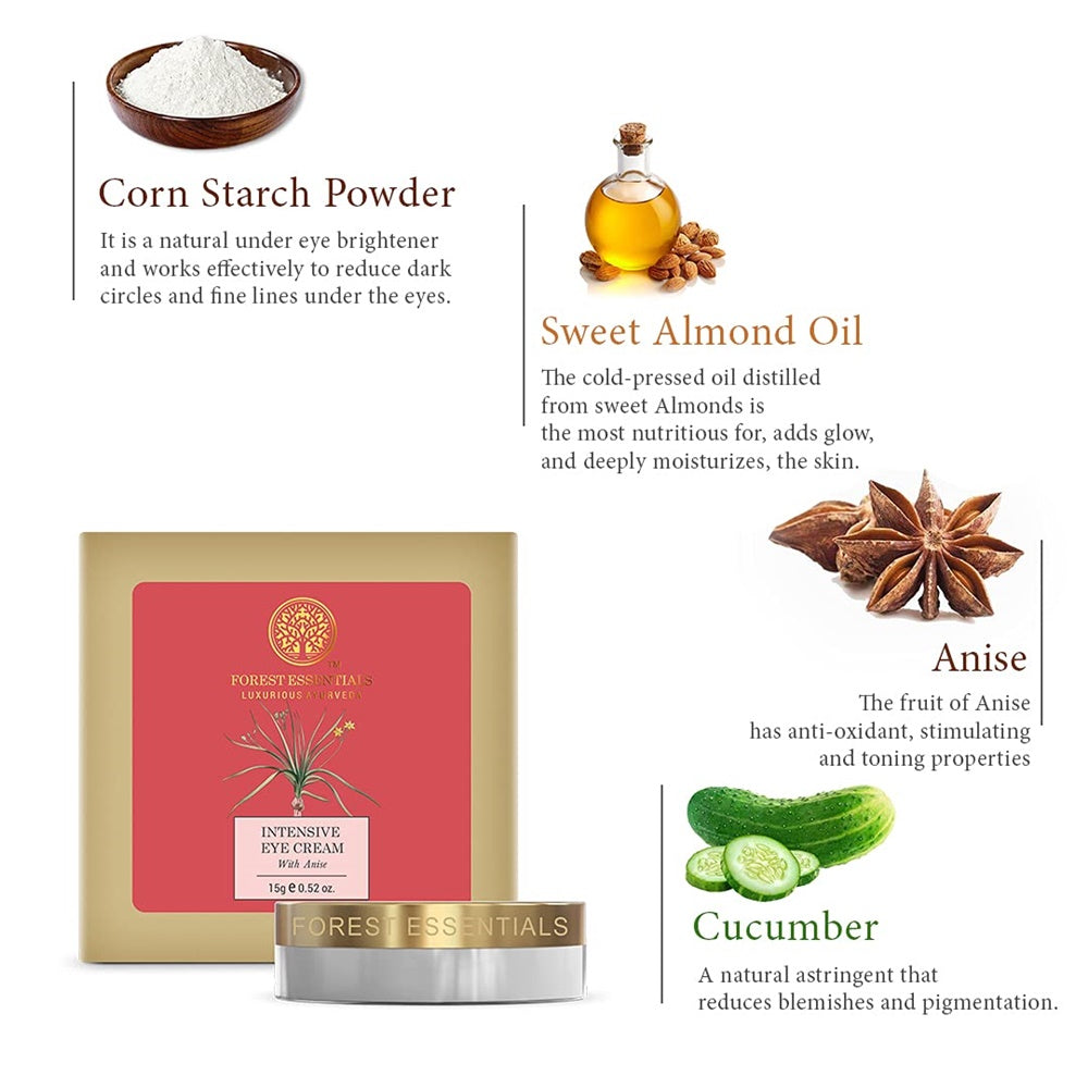 Forest Essentials Intensive Eye Cream With Anise | Grab2Buy