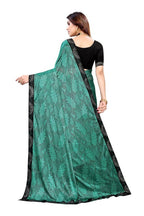 Vamika Rama Green Malai Silk Embroidery Saree | Grab2Buy