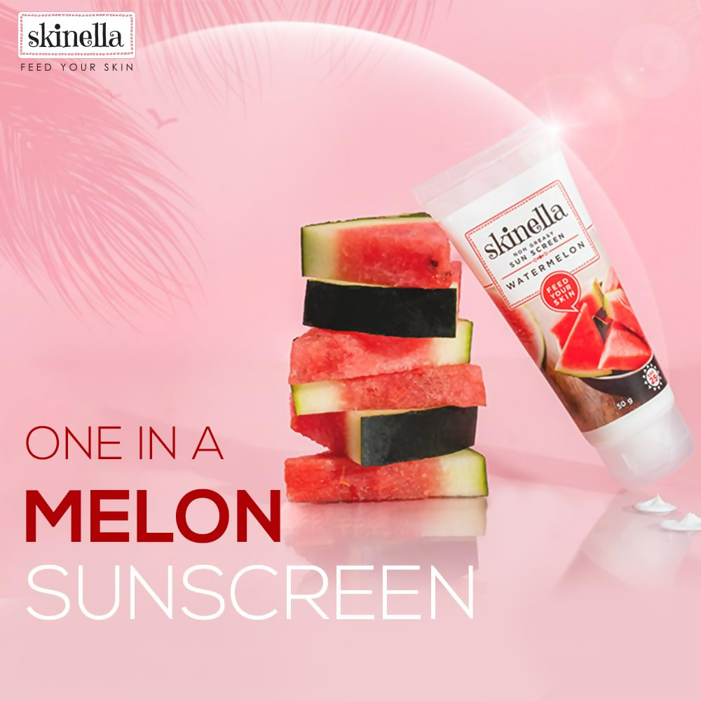 Skinella Sun Screen - Non Greasy Watermelon (Spf 25+) Vitamin C | Grab2Buy