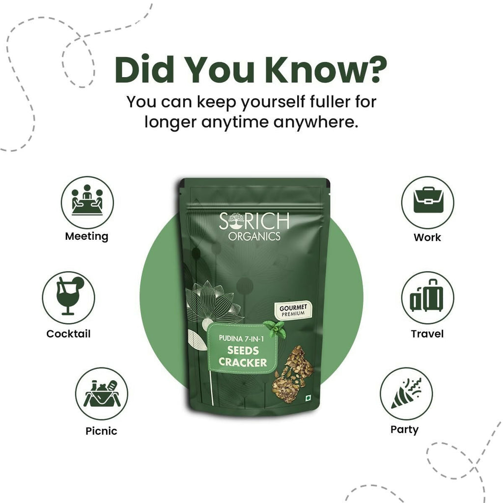 Sorich Organics Pudina 7-in-1 Seeds Cracker | Grab2Buy