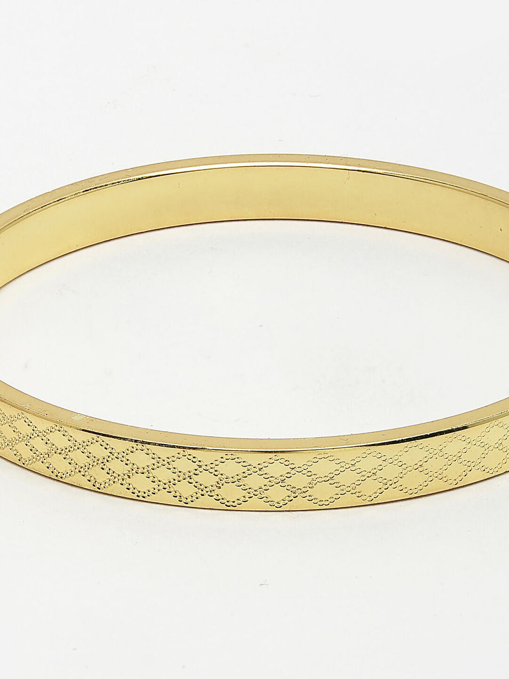 NVR Men's Set of 2 Gold & Black Rhodium-Plated Stainless Steel Kada Bracelet