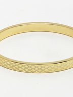 NVR Men's Set of 2 Gold & Black Rhodium-Plated Stainless Steel Kada Bracelet