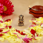 Estele Gold-Polished Spiritual Lord Ganesha Idol for Gifts & HouseWarming/Home/Office Decors | Grab2Buy