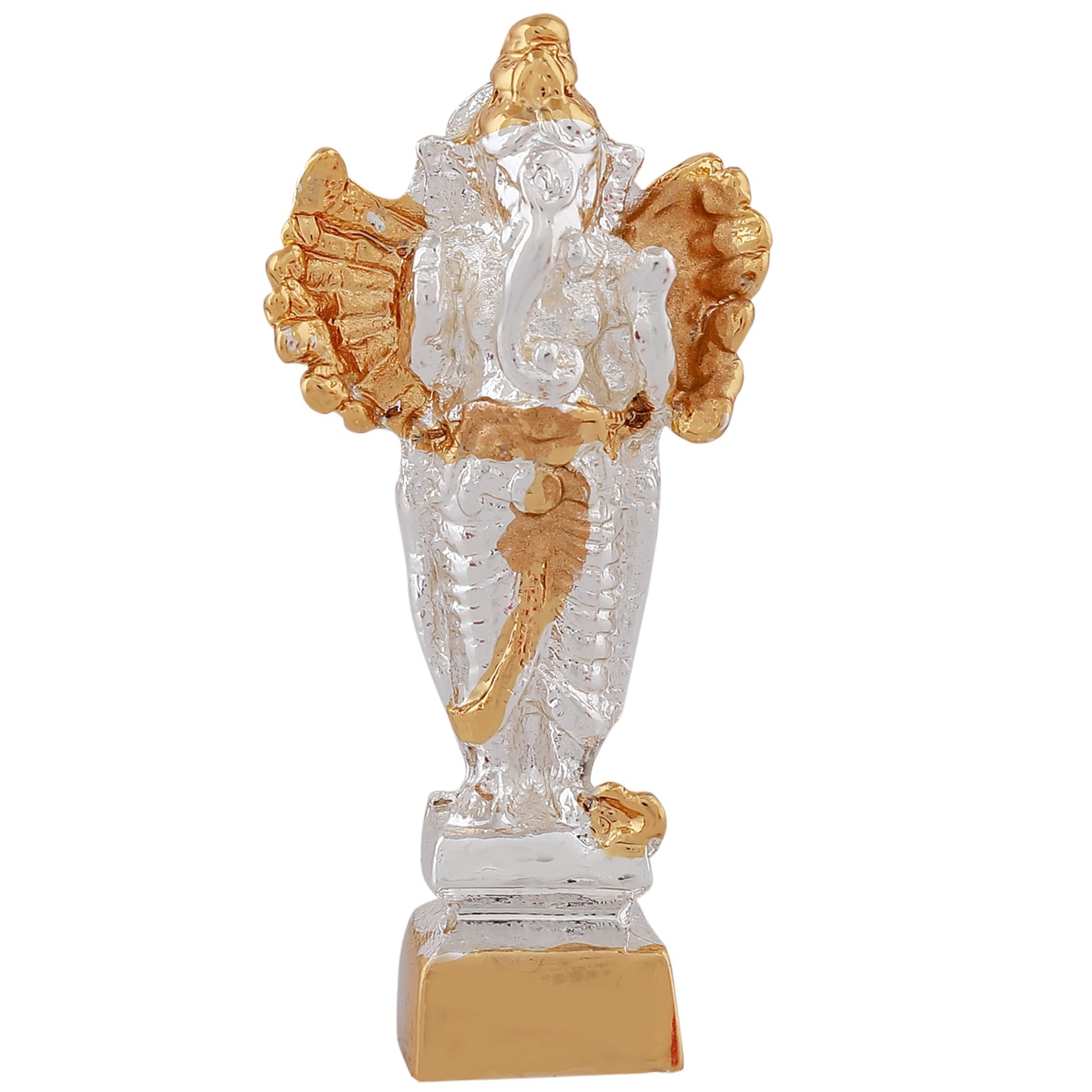 Estele Gold-Polished Spiritual Lord Standing Ganesha Idol for Gifts & HouseWarming/Home/Office Decors | Grab2Buy