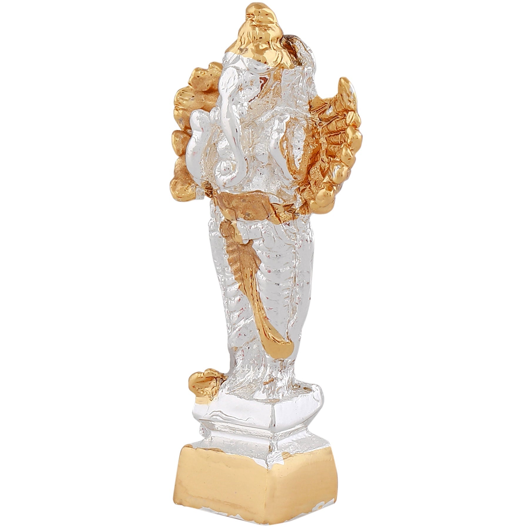 Estele Gold-Polished Spiritual Lord Standing Ganesha Idol for Gifts & HouseWarming/Home/Office Decors | Grab2Buy