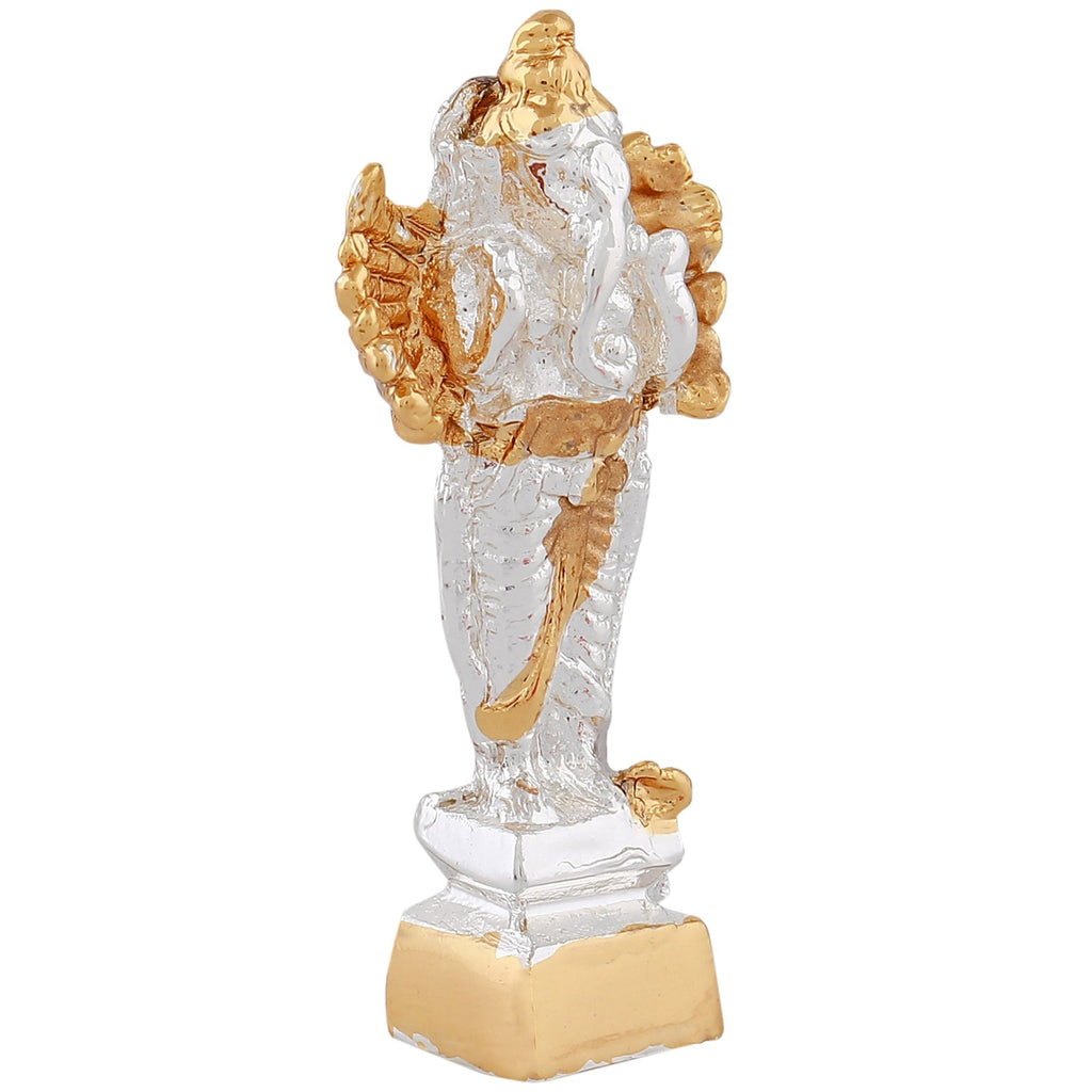 Estele Gold-Polished Spiritual Lord Standing Ganesha Idol for Gifts & HouseWarming/Home/Office Decors | Grab2Buy