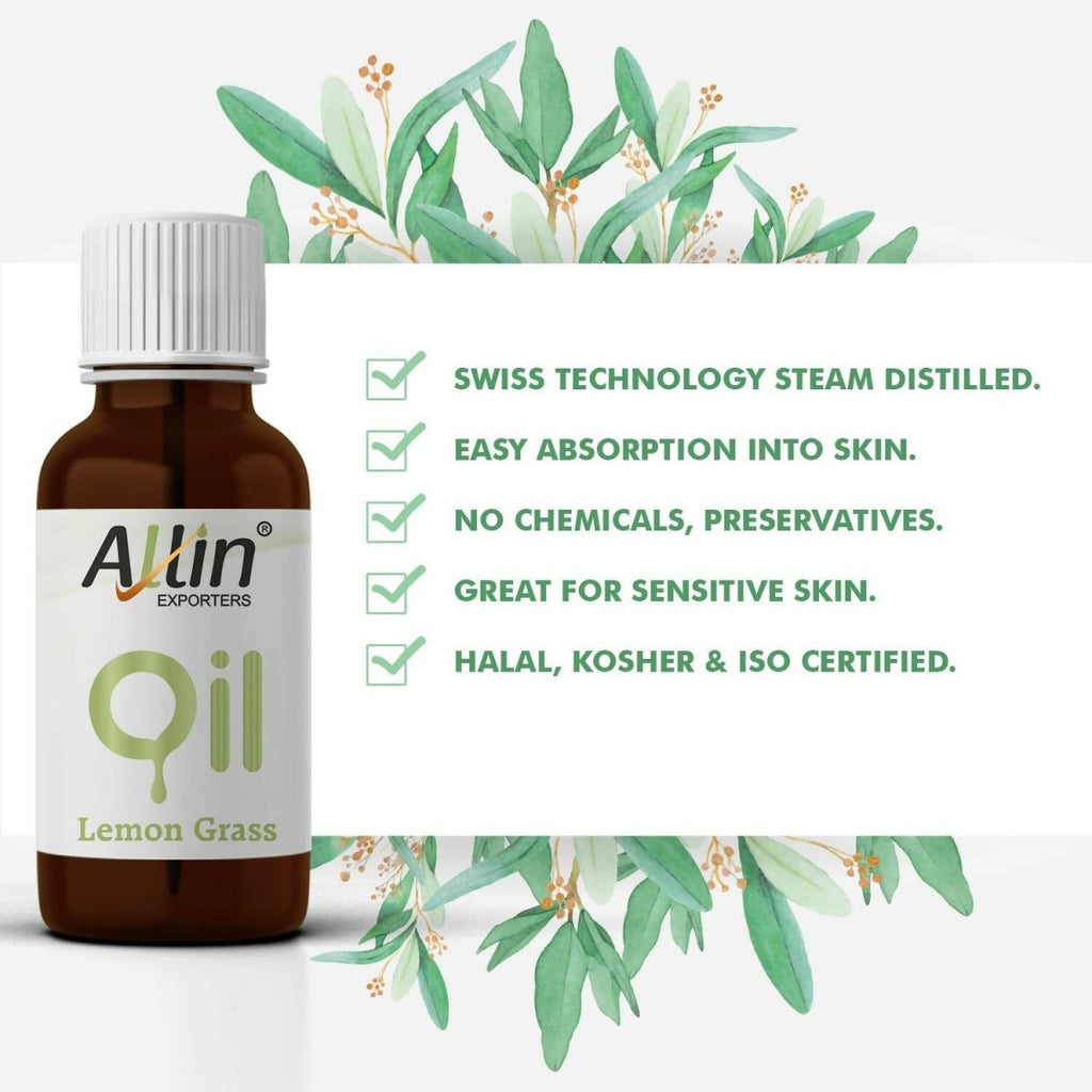 Allin Exporters Lemon Grass Essential Oil | Grab2Buy
